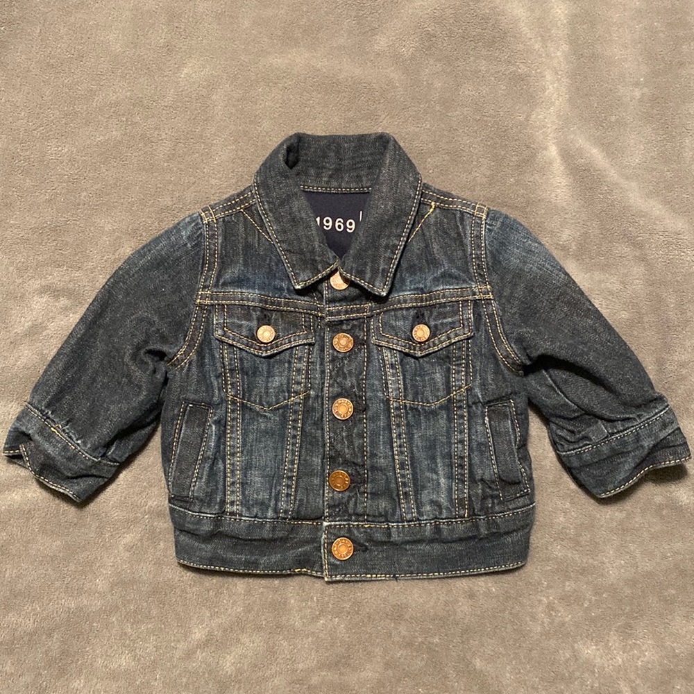 Denim baby boy gap jacket